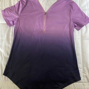 Beautiful purple ombré shirt